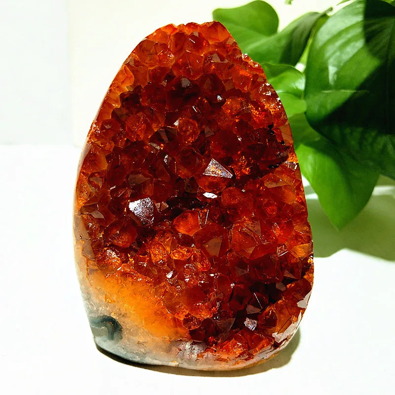 シトリン（黄水晶）ジオード 一点物